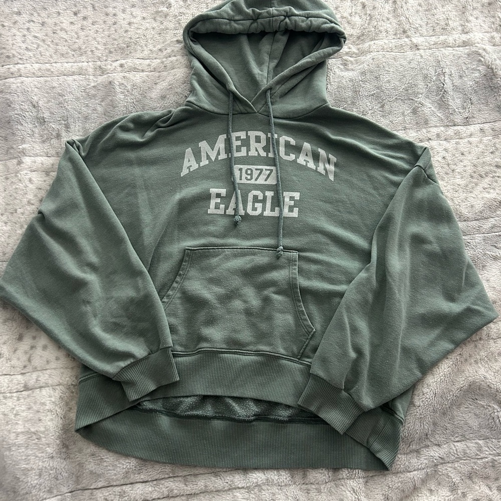American Eagle Outfitters Olive Hoodie